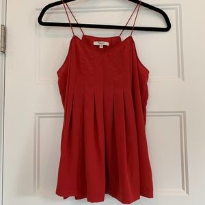 Silk spaghetti strap